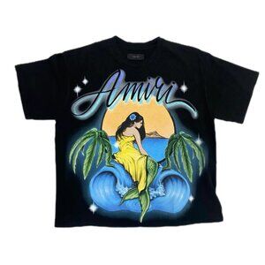 AMIRI MERMAID T-SHIRT (BLACK)